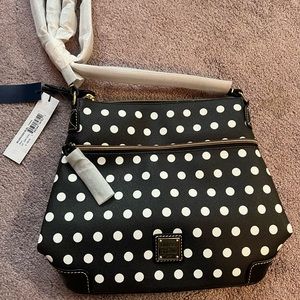 NWT Dooney & Bourke Crossbody. Cute polka dot design